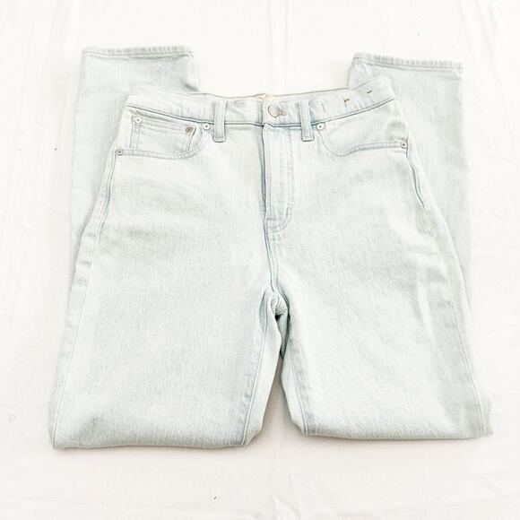 Madewell The Perfect Vintage Jean Light Wash Denim Jeans Zip Fly Size 27 - Picture 4 of 9